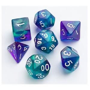 Gamegenic Galaxy: Neptune 7pc Dice Set image 0